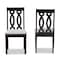 Baxton Studio Cherese Contemporary Grey Fabric Upholstered and Dark Brown Finished Wood Dining Chair 2-Pc Set Set of 2 189-10540-ZORO - alternate 7